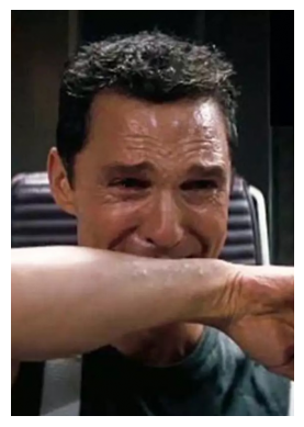 Interstellar Crying With Arm